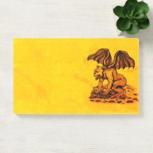Golem Gargoyle Post-it Klebezettel