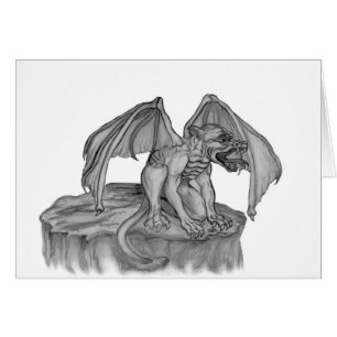 GOLEM - Gargoyle Schwarz-Weiß-Design