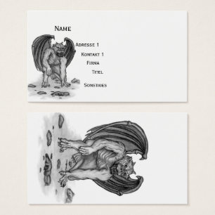 Golem Gargoyle , Schwarzweiß-Design