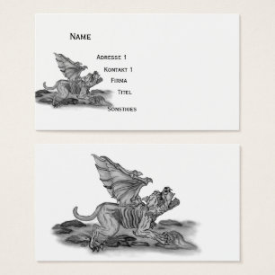 Golem Gargoyle , Schwarzweiß-Design