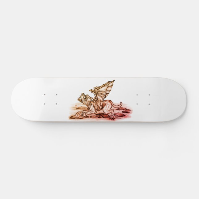 Golem Gargoyle Skateboard (Horizontal)