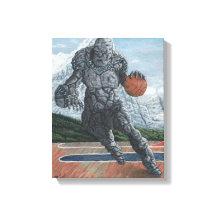 Golem Pantasee Basketball Fantasy Leinwand Print