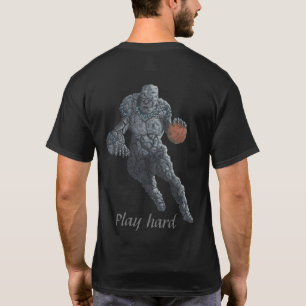 Golem Playing Basketball Sportfantasy T - Shirt