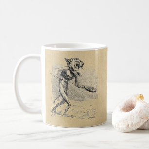 Golem rührt den großen Kessel Kaffeetasse