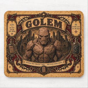 Golem, Vintage-Zirkus-Monster Mousepad