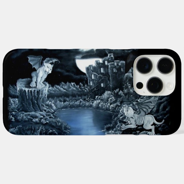 Golem vs Dolem District Fight iPhone 16 Pro Max Hülle (Rückseite (Horizontal))