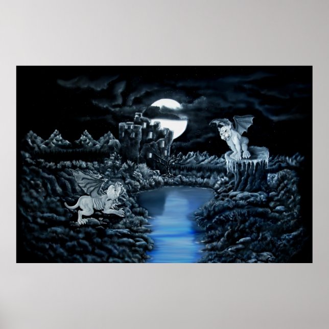 Golem vs Golem District Fight Poster (Vorne)