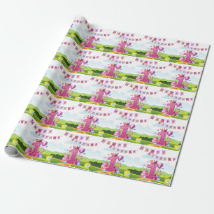 Golf 1. Geburtstag 1 Jahr alt Golfer Geschenkpapier