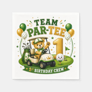 Golf 1. Geburtstag Serviette