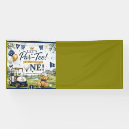 Golf 1. Geburtstagsbanner mit Golfwagen Banner