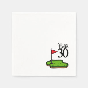 Golf 30. Geburtstag Par Tee 30 Party Serviette