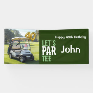 Golf 40. Geburtstag für Golfer-Party Banner