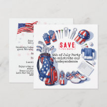 GOLF  4. Juli   Independence Day Golfer-Party  