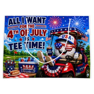 Golf 4. Juli Unabhängigkeitstag Große Geschenktüte