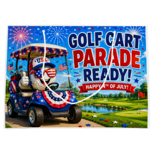 Golf 4. Juli Unabhängigkeitstag Große Geschenktüte