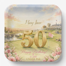 Golf 50. Geburtstag für Golferin Pink Thema