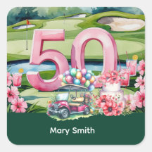 Golf 50. Geburtstag mit 50