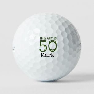 Golf 50. Geburtstag Par Tee 30 Party für Golfer Golfball