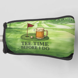 Golf Abschlag vor meiner Hochzeit Golf Junggeselle Headcover