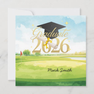 Golf-Abschluss Glückwünsche 2026 Karte