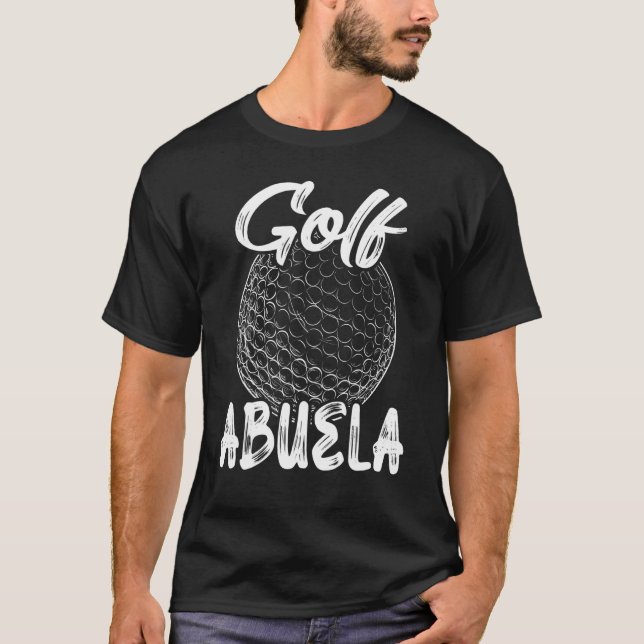Golf Abuela Women Golfer Golf Ball Player Familie  T-Shirt (Vorderseite)