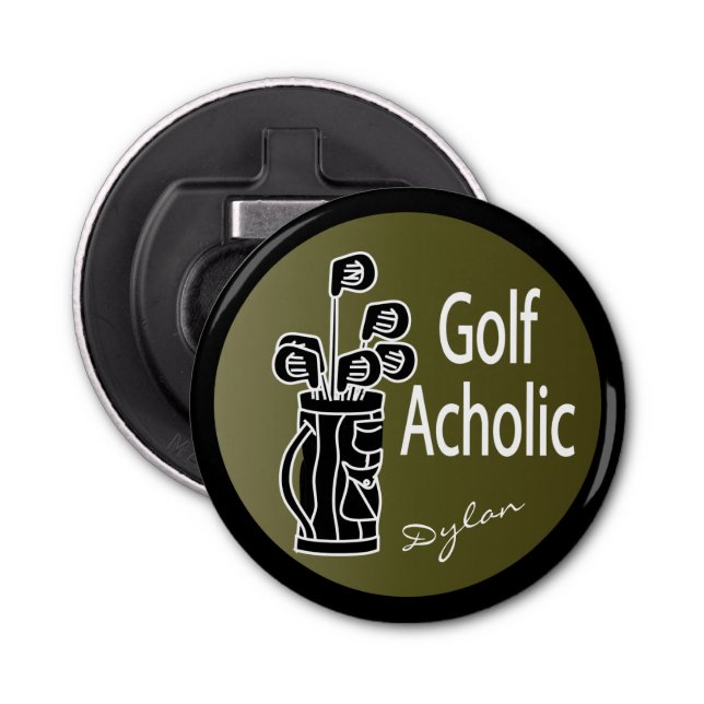 Golf Acholic - Funny Spaß Flaschenöffner (Vorderseite)