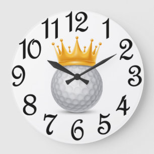 Golf-Adel Große Wanduhr