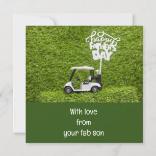 Golf  Alles Gute zum Vatertag  Karte
