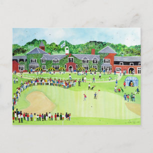 Golf am Belfry Postkarte