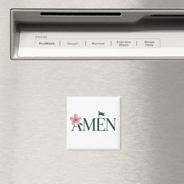 Golf Amen Pink Golf Tournament Birthday Party Girl Magnet (In Situ (Geschirrspüler))