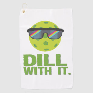Golf "Aneth avec lui" serviette drôle de Pickleball