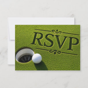Golf-Antwortkarte RSVP Golf-Hochzeits-RSVP-Postkar Karte