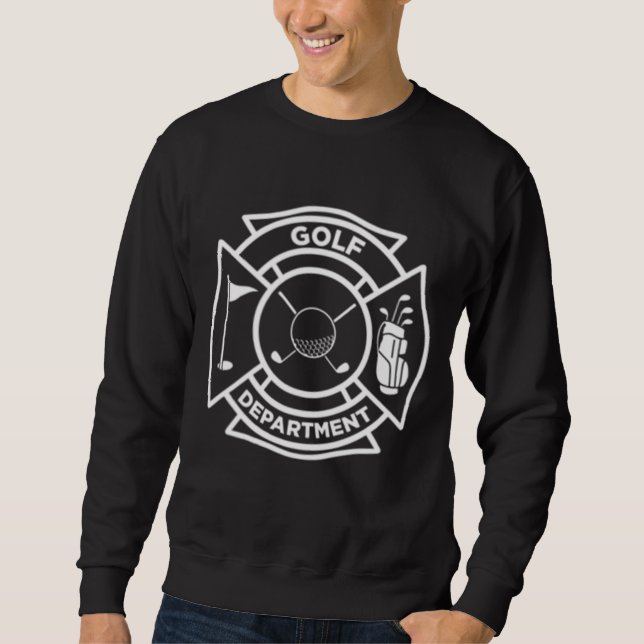 Golf-Apparel für Männer Cooles Golfgeschenk Idee Sweatshirt (Vorderseite)