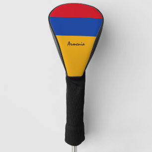 Golf Armenien und Armenische Flagge / Golf Clubs A Golf Headcover