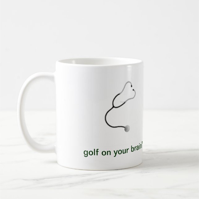 Golf auf Ihrem Gehirn?  Für einen Dr. Kaffeetasse (Links)