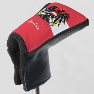 Golf Austria & Austrian Flag / Golf Clubs Covers Headcover