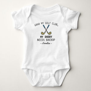 Golf Baby - Hol meinen Golfschläger Daddy braucht Strampler