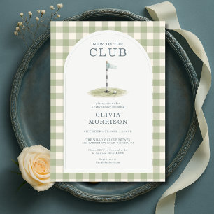 Golf-Baby-Party Einladung