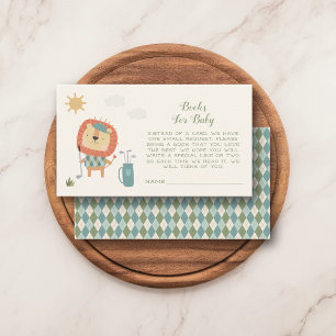 Golf-Baby-Shower-Bücher für Baby Little Putter Begleitkarte