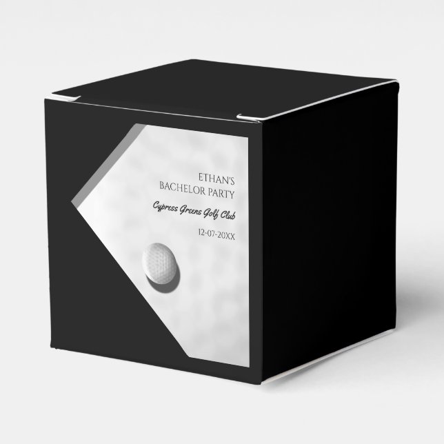 Golf Bachelor Party - Golftrip Classic Stilvoll Geschenkschachtel (Vorderseite)