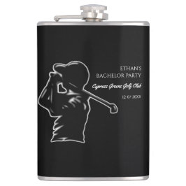 Golf Bachelor Party - Golfurlaub Klassisch Stilvol Flachmann