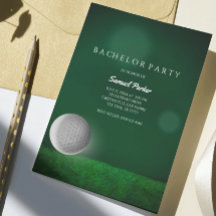 Golf Bachelor Party Green - Golf Ball - Golfer