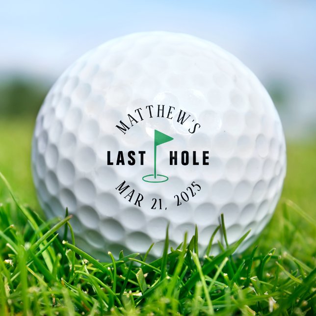 Golf Bachelor Party Letztes Loch Golfball (Golf Bachelor Party Last Hole Golf Ball
)