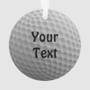 Golf Ball Anpassen der Farbe des Schriftartes änd Ornament