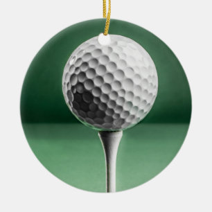 Golf Ball auf T-Shirt Keramik Dekoration