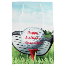 Golf Ball Birthday Kleine Geschenktasche
