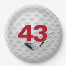 Golf Ball Design 43. Geburtstag