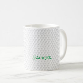 Golf Ball Dimples den Hacker-Spaß beim Golfspielen Kaffeetasse