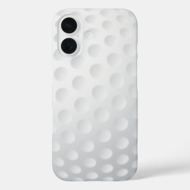 Golf Ball ⛳ 🎁 Dimples iPhone 16 Hülle (Rückseite)