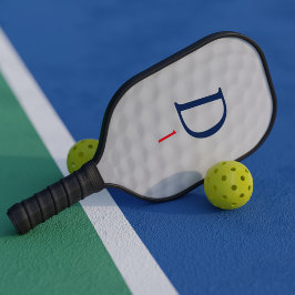 Golf Ball Dimples Monogram Pickleball Paddle
